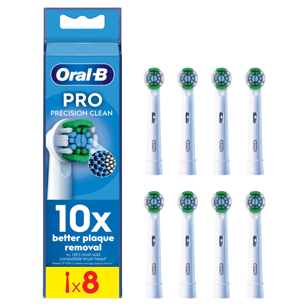 Oral-B Pro Precision Clean Toothbrush Heads 8 Pack