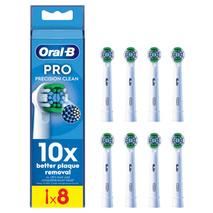 Oral-B Pro Precision Clean Toothbrush Heads 8 Pack