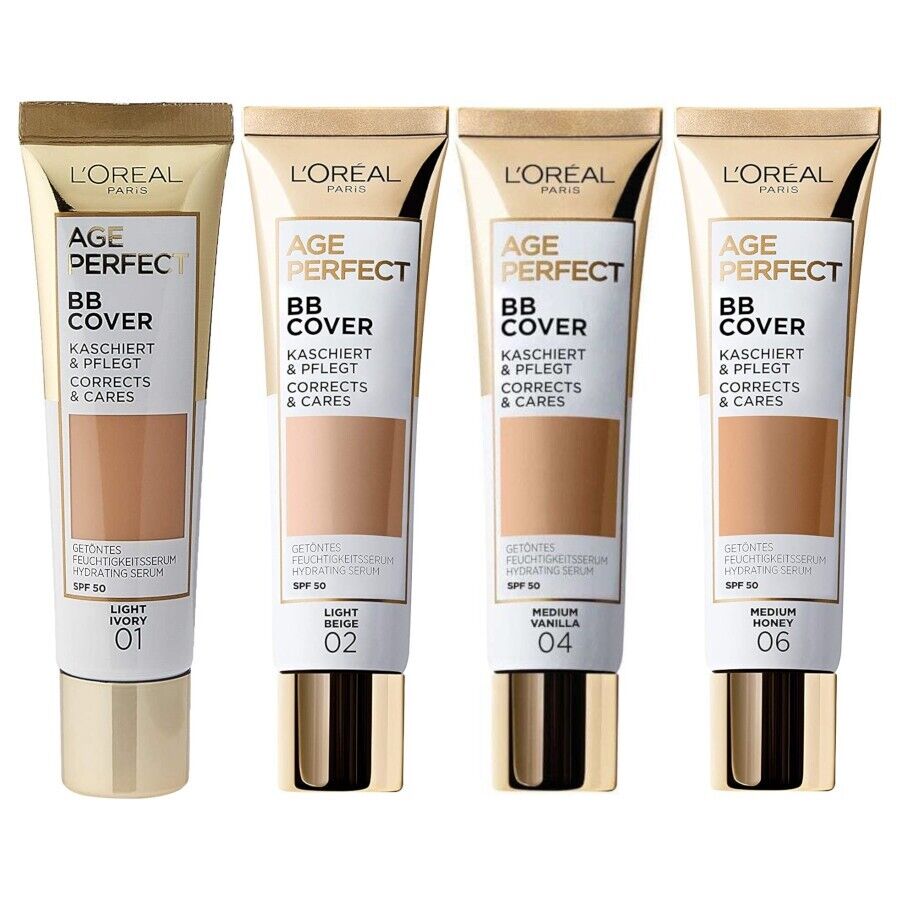 L’Oreal Paris Age Perfect BB Cover Cream 30ml SPF50 ~Please Choose Shade~