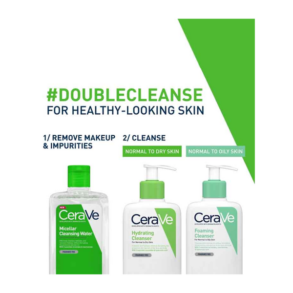 CeraVe Micellar Cleansing Water - Facial Cleanser