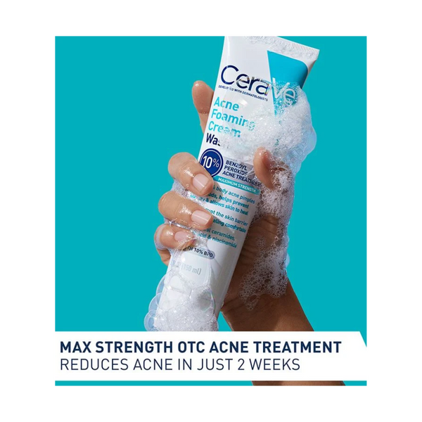 CeraVe Acne Foaming Cream Wash Cleanser