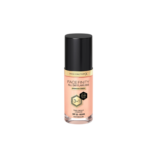 Max Factor Facefinity All Day Flawless 3 in 1 Vegan Foundation SPF 20
