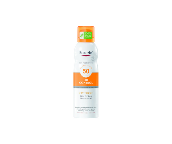 Eucerin Body Oil Control Dry Touch Sun Spray Transparent SPF50