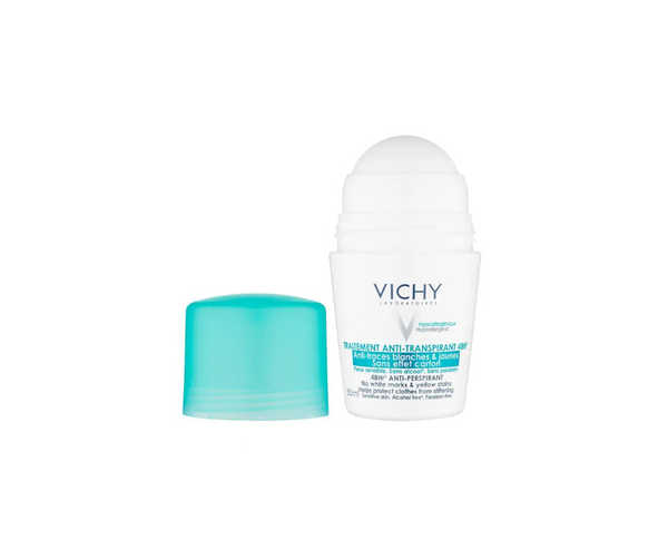 Vichy 48HR 'No Trace' Roll-On Anti-Perspirant for sensitive skin
