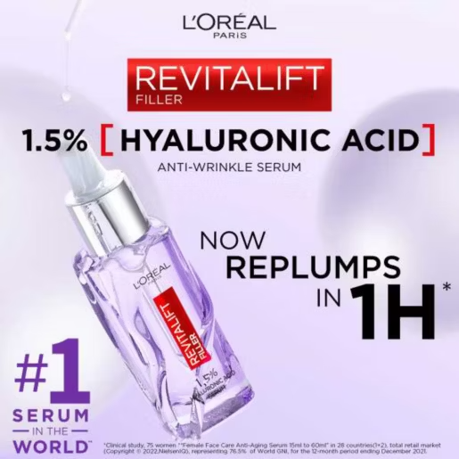 L'Oreal Paris Revitalift Filler 1.5% Pure Hyaluronic Acid Serum