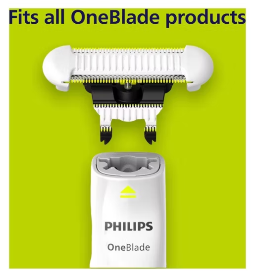 Philips OneBlade SkinProtect Intimate Replacement Blades 2 pack