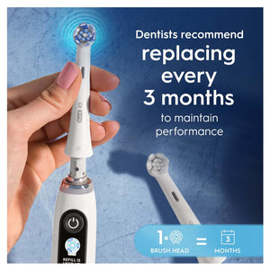 Oral-B iO Ultimate Clean 360 White Toothbrush Heads Pack of 4 Counts