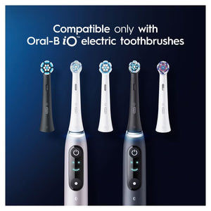 Oral-B iO Ultimate Clean White Toothbrush Heads, Pack of 4 Counts