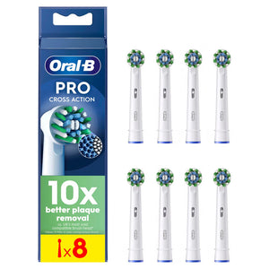 Oral-B Pro Cross Action Toothbrush Heads 8 Pack