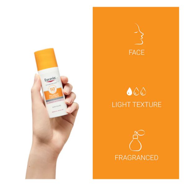 Eucerin Pigment Control Sun Fluid Hyperpigmentation Cream SPF50+