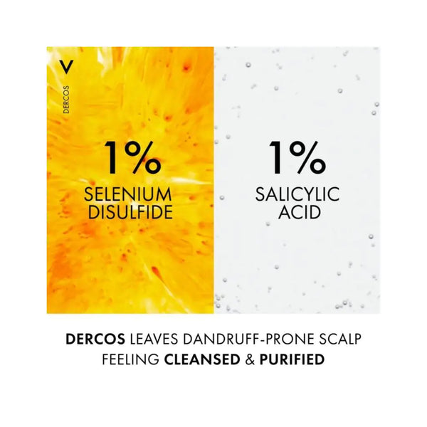 Vichy Dercos Anti-Dandruff Shampoo for Normal to Oily Hair
